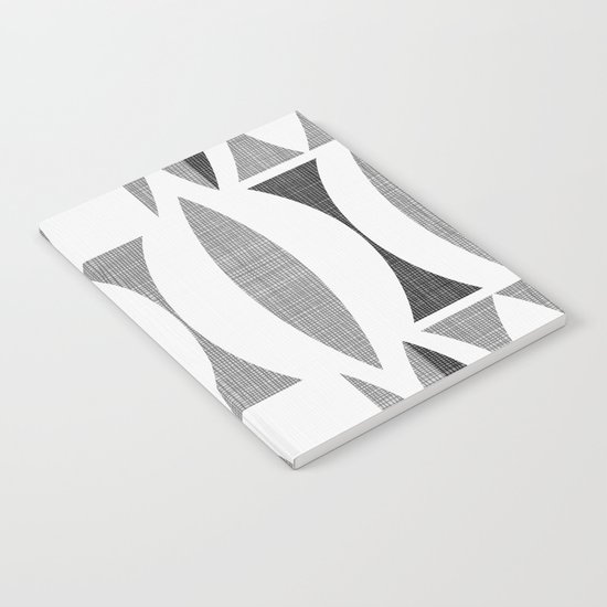 Seventies Black and White Notebook
