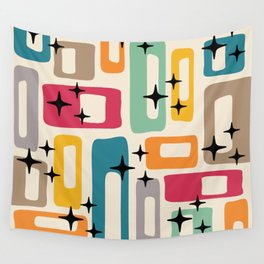 Mid Century Modern Abstract Pattern 242 Mid Mod Googie Wall Tapestry