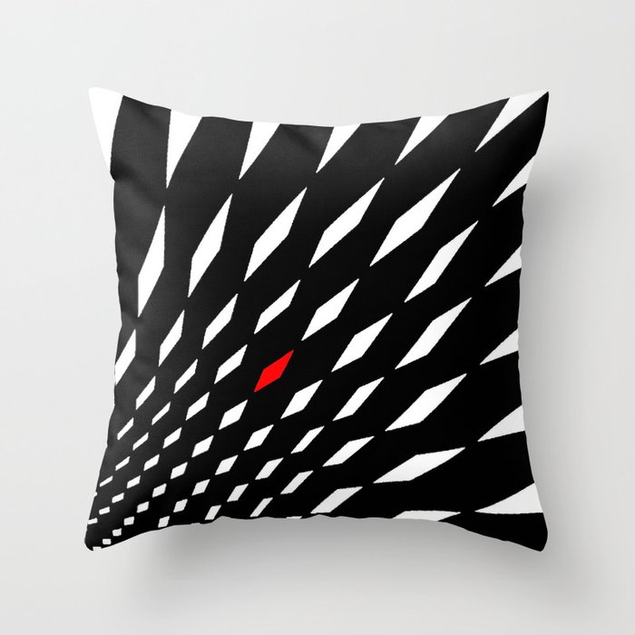 New Optical Pattern 80 Throw Pillow