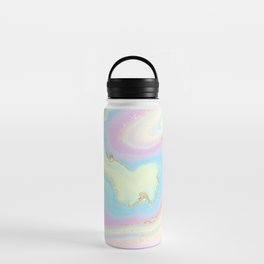 Pastel Opal Unicorn Marble Water Bottle