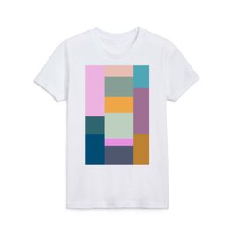 Playful Colorful Shapes 21  Kids T Shirt