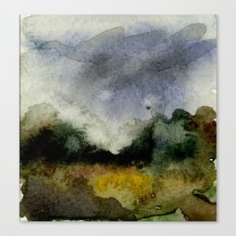 Abstract Watercolor landscape Canvas Print