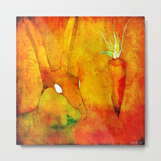 The nasty rabbit Metal Print