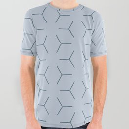 Geometric Pattern  All Over Graphic Tee