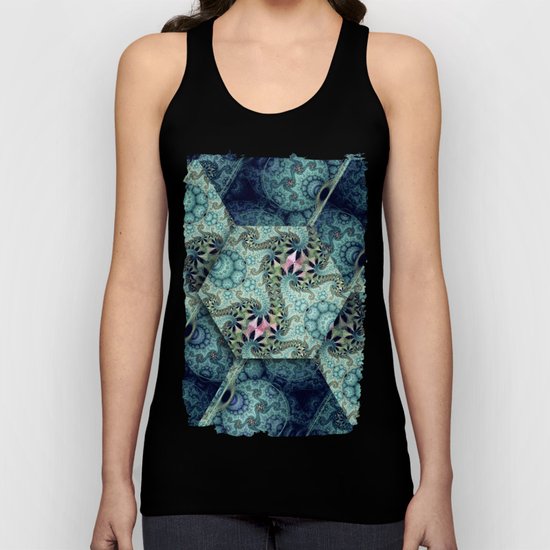 Amazing patterns in cubes and orbs Unisex Tank Top