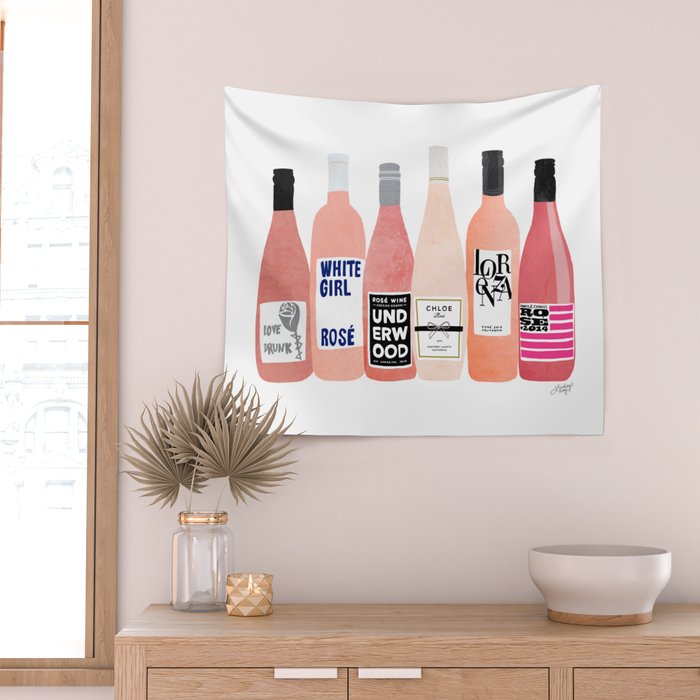 Rose bottle tapestry top