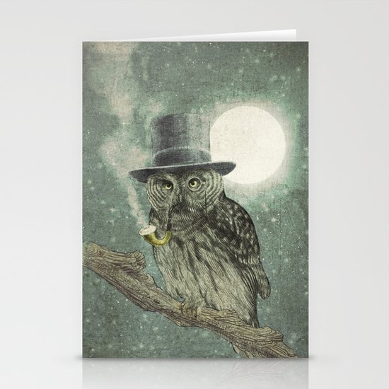 Night Smoke (Color Option) Stationery Cards