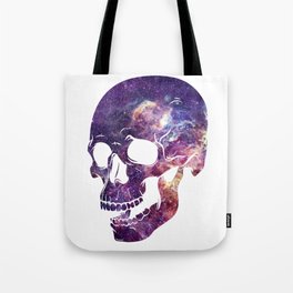galaxy skull Tote Bag