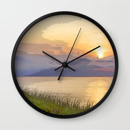 Cape Cod Sunset Wall Clock