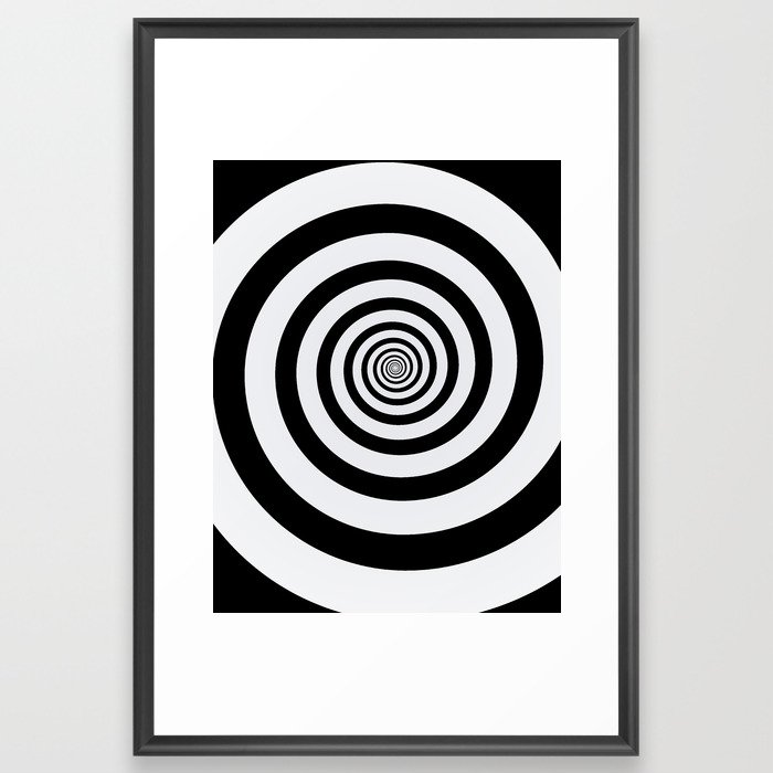 Psychedelic Swirls Framed Art Print