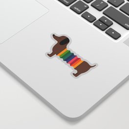 Rainbow Dooooog Sticker