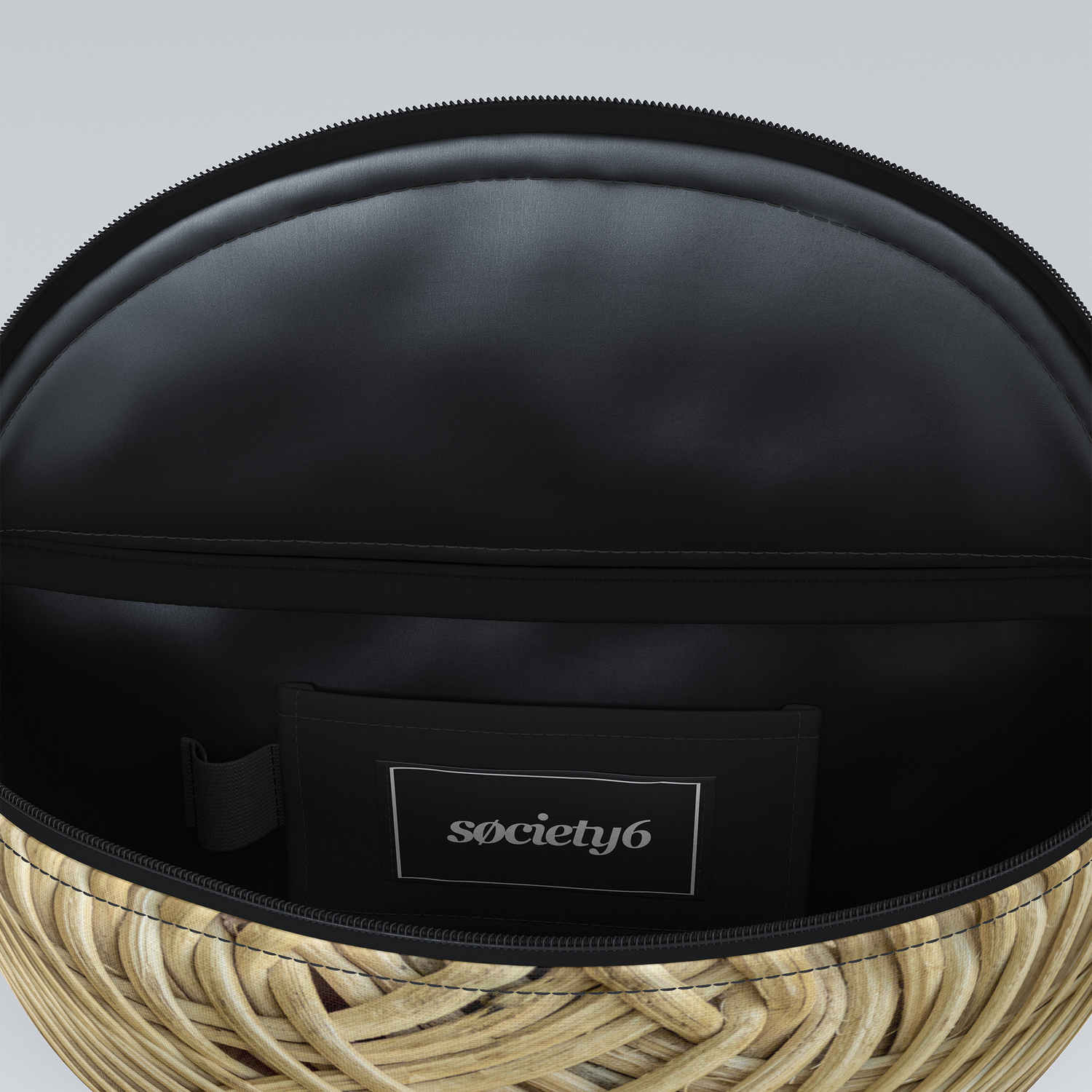 rattan fanny pack
