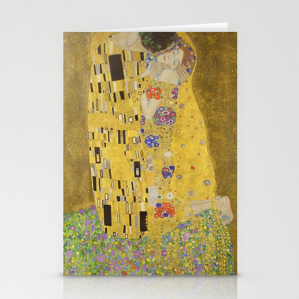 The Kiss by Gustav Klimt Stationery Cards