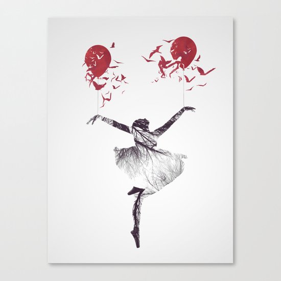 ... This Lonely View Canvas Print