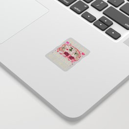 Just a Girl Who Loves Hedgehogs Flower Shirt for Girls Women Kids Animal Lover Gifts Sticker