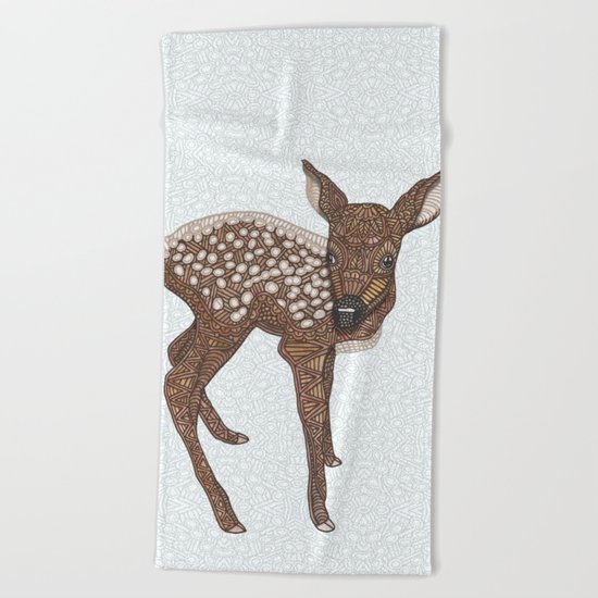 Little Fawn Beach Towel