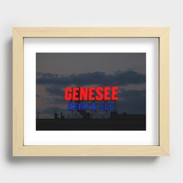 Genesee Beer and Ale Recessed Framed Print