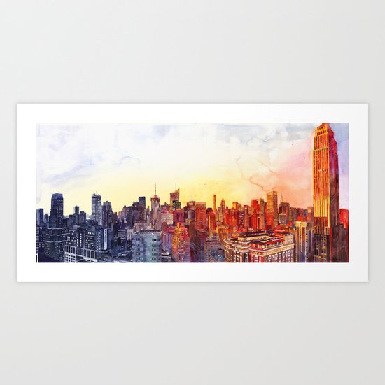 Sunshine in NYC Art Print
