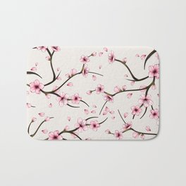 Cherry Blossom branch Badematte | Gift, Flowers, Painting, Cherryblossom, Kawaii, Japan, Season, Tokyo, Sakura, Pink 