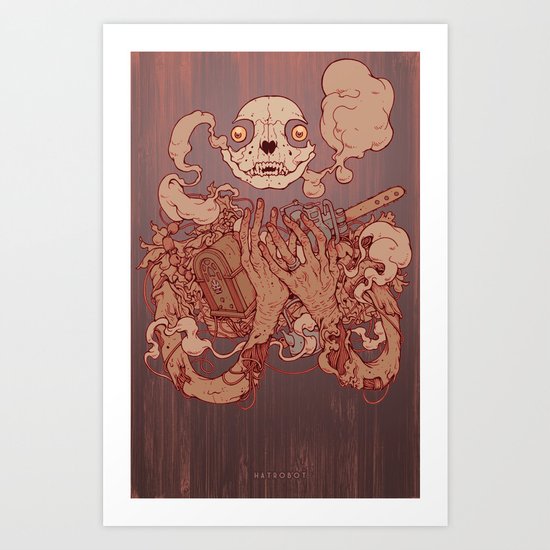 Pew pew pew Art Print