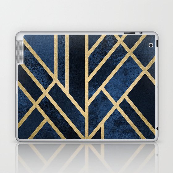 Art Deco Midnight Laptop & iPad Skin