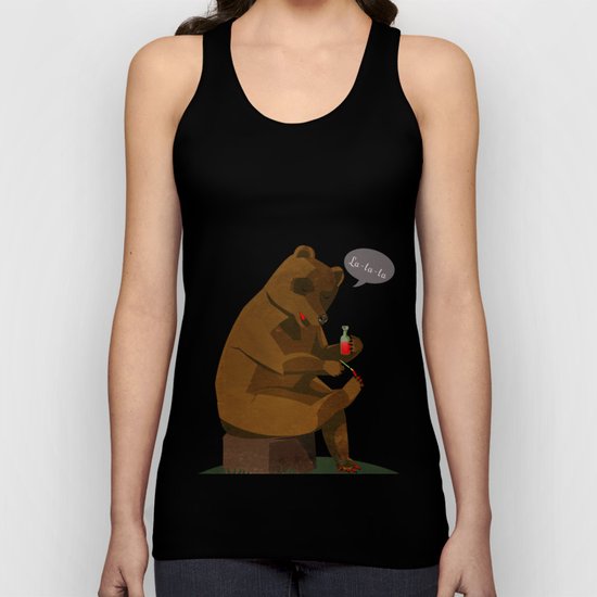 Mrs. Bear Unisex Tank Top