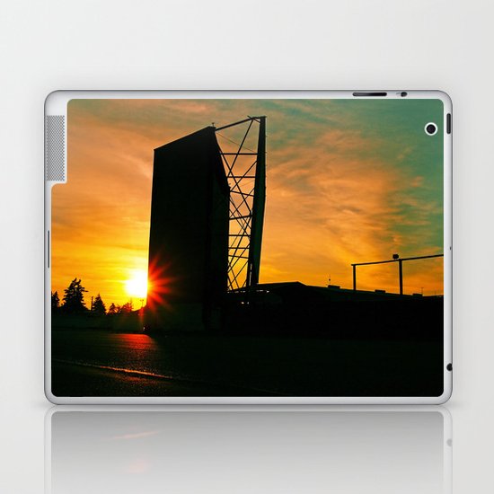 Drive-in sunset Laptop & iPad Skin