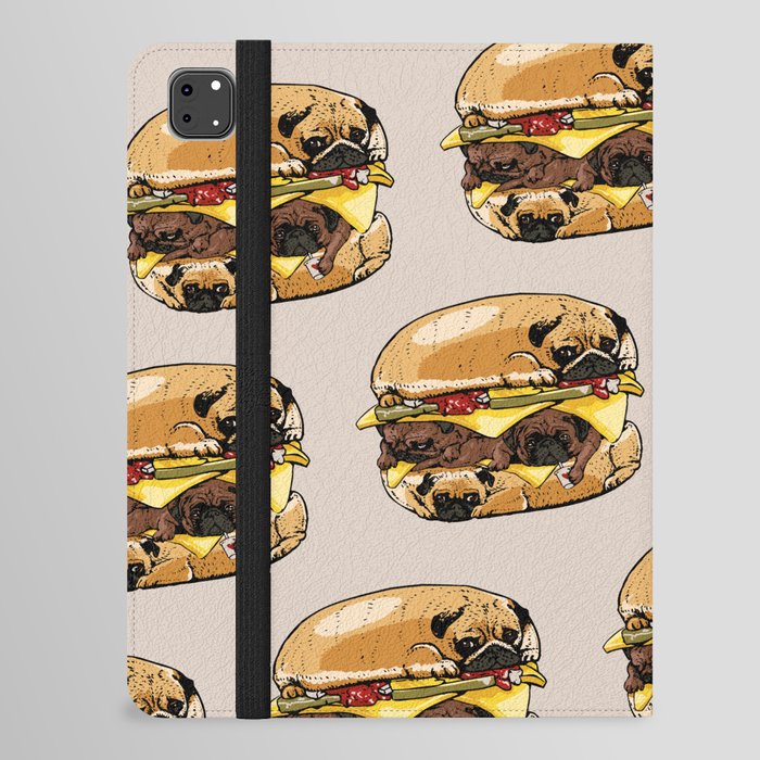 Pugs Burger iPad Folio Case