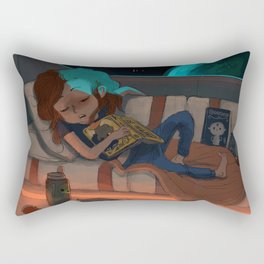 Nap in Space Rectangular Pillow