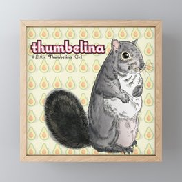 Little Thumbelina Girl: meerkat monday Framed Mini Art Print