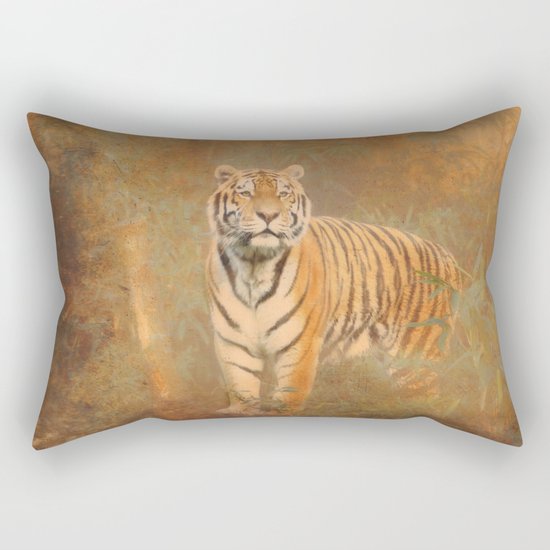 Tiger Art Rectangular Pillow
