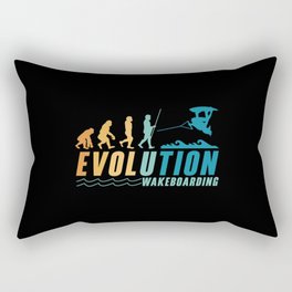 Evolution Wakeboard Wakeboarder Wake Wakeboarding Rectangular Pillow