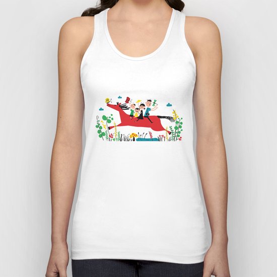 happy horse Unisex Tank Top