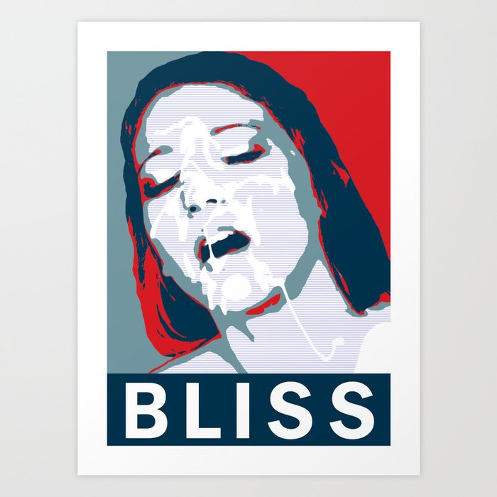 Bliss (Hope Parody) Art Print by The Church of Cock. 