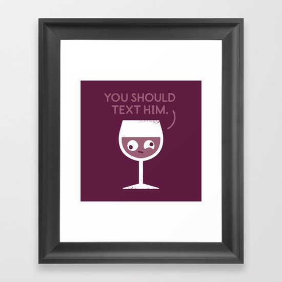 You Red My Mind Framed Art Print