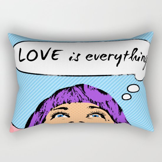 Pop Art Diva I Rectangular Pillow