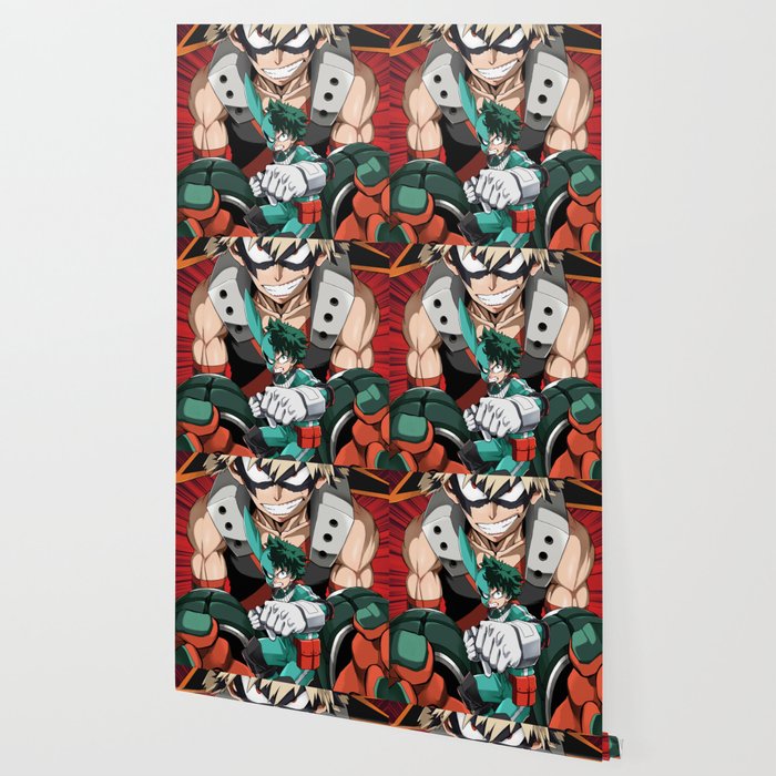 My Hero Academia Deku Vs Bakugou Art Print Wallpaper By