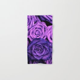 Purple Roses Hand & Bath Towel