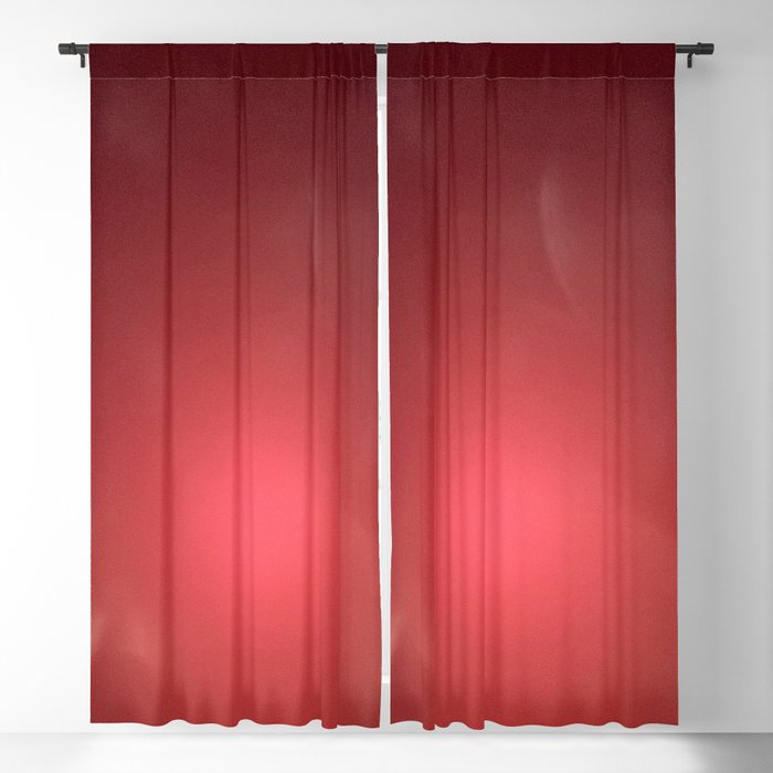 Abstract Burgundy Red Pink Gradient Bokeh Blackout Curtain