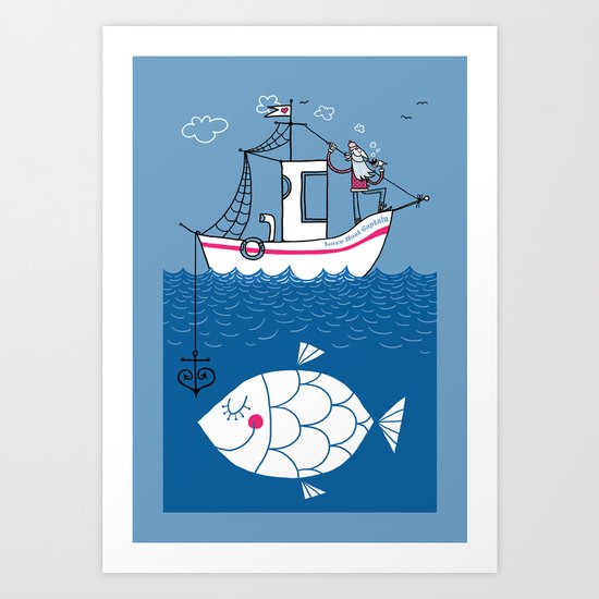 Love Boat Captain Art Print