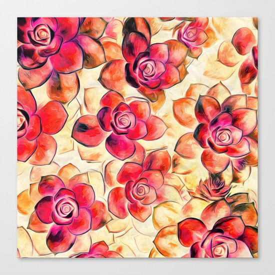 Red Flower Canvas Print