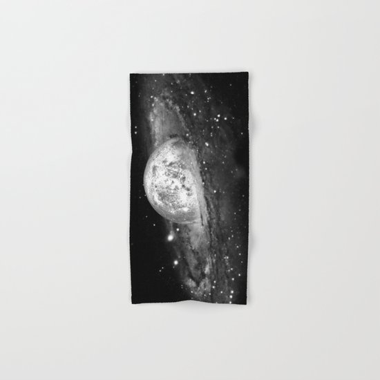 Moon and Galaxy Hand & Bath Towel