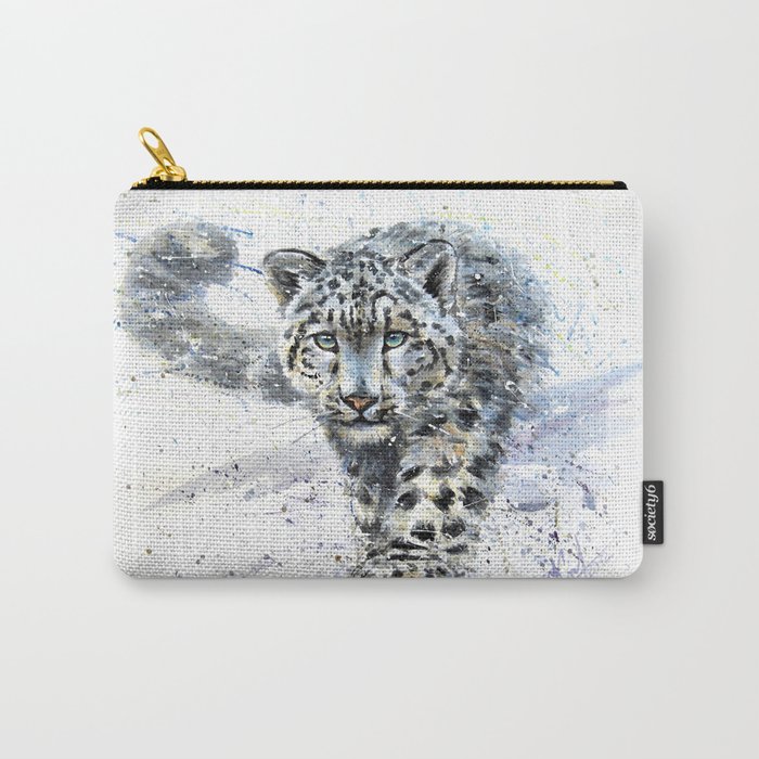 snow leopard Carry-All Pouch
