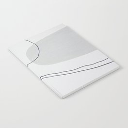 Grey Shapes & Lines Notebook