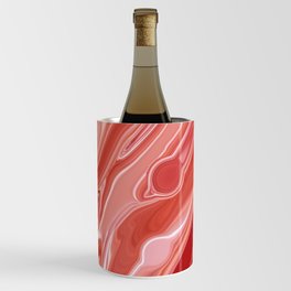 Watermelon Red Pink Colors Abstract Fun Décor Wine Chiller
