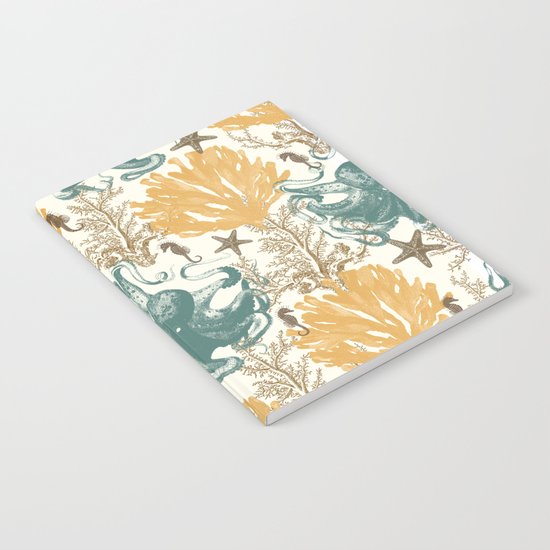 Aquatic Pattern 2 Notebook
