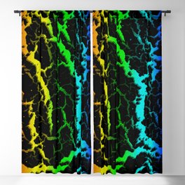 Cracked Space Lava - Light Spectrum Blackout Curtain