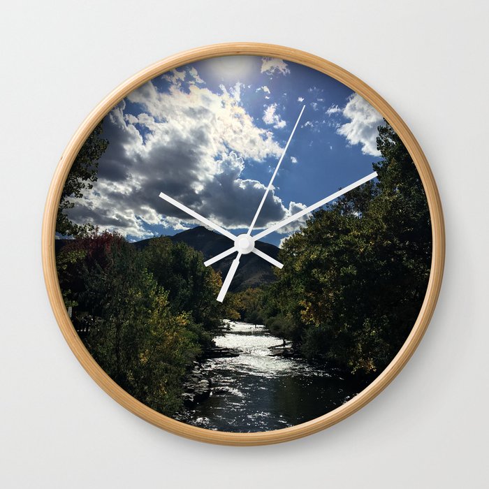 Golden River Wall Clock