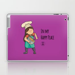 Happy Place - Baking on Magenta Laptop & iPad Skin