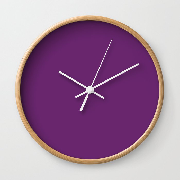 Berry Purple Wall Clock